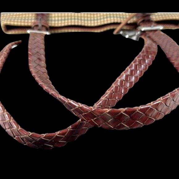 Brighton Vintage Tweed and Leather Satchel - Picture 10 of 13